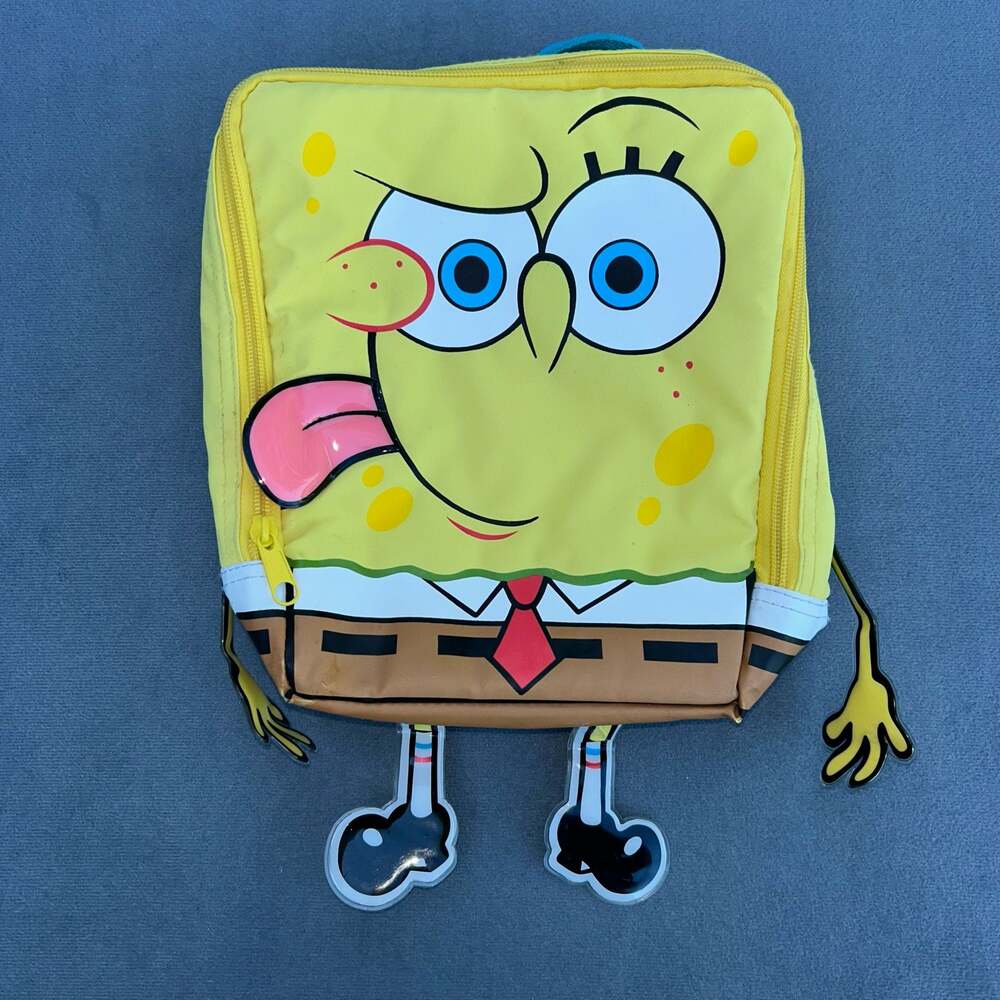 Space Junk SpongeBob SquarePants 3D Character Insulated Lunch Box Bag
